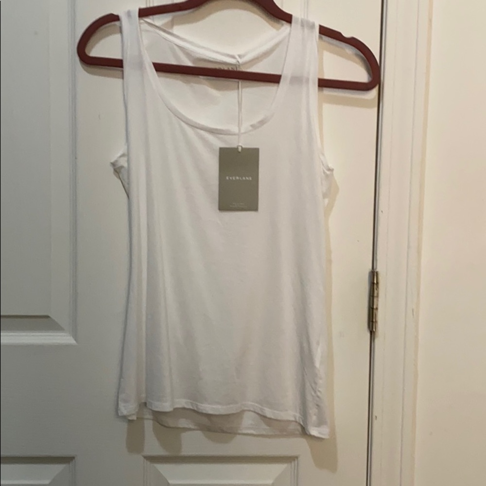 White muscle tee